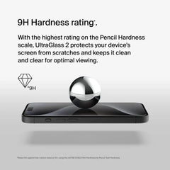 UltraGlass 2 Treated Screen Protector for iPhone 15 Pro