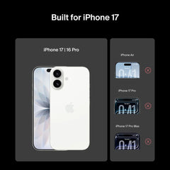 TemperedGlass Screen Protector for iPhone 17 / iPhone 16 Pro, Gen 2