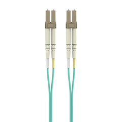 Fiber Patch Cable 10 Gig Aqua 50/125 LC/LC1 Meter