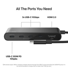 5-Port USB-C Hub with 4K HDMI