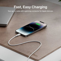 USB-C Cable with Lightning Connector, 3.3ft/1m, White