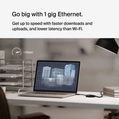 USB-C to Ethernet + Charge Adapter 100W