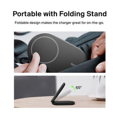 Magnetic Foldable Wireless Charger with Qi2 15W