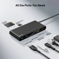 8-Port USB-C Hub with 2.5Gb Ethernet