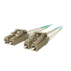 Fiber Patch Cable 10 Gig Aqua 50/125 LC/LC1 Meter
