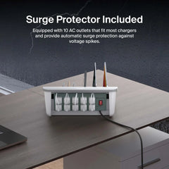 10-Device AC Charging Station