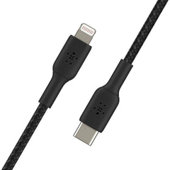 Braided USB-C to Lightning Cable (1m / 3.3ft, Black)
