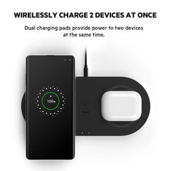 Dual Wireless Charging Pads (Certified Refurbished)