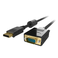 DisplayPort to VGA Cable, M/M, 1080P
