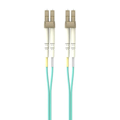 Fiber Patch Cable 10 Gig Aqua 50/125 LC/LC1 Meter
